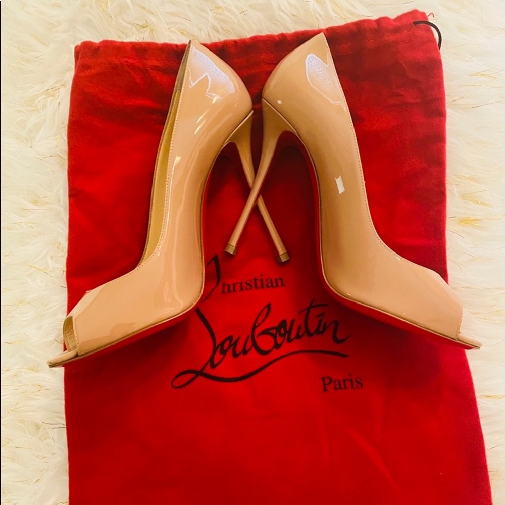 CHRISTIAN LOUBOUTIN patent Yootish 100 NWT SZ 40 - Picture 2 of 9